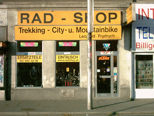 Rad-Shop Leopold Frydrych in 1150 Wien