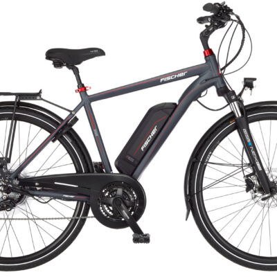 FISCHER Fahrrad E-Bike »VIATOR ETH 2222 557«, 24 Gang, Shimano, Altus, Heckmotor 250 W, (mit Akku-Ladegerät-mit Werkzeug)