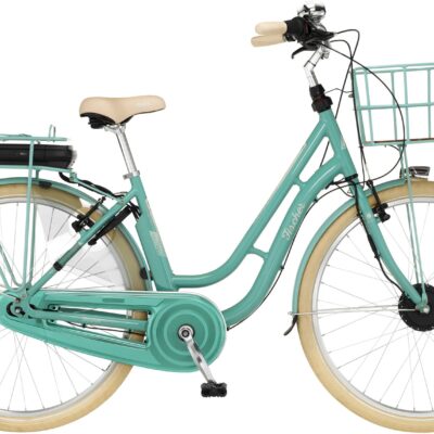 FISCHER Fahrrad E-Bike »CITA RETRO 3.0 522«, 7 Gang, Shimano, Nexus, Frontmotor 250 W, (mit Akku-Ladegerät-mit Beleuchtungsset-mit Fahrradschloss)