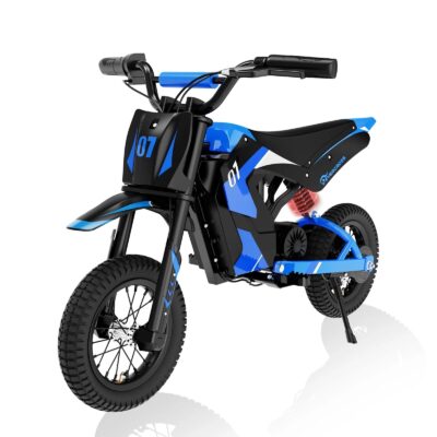 EVERCROSS EV12M Elektrisches Dirt Bike Elektroroller 36V 4AH Batterie 300W Motors 12 Zoll Reifen 15KM Maximalreichweite 65KG Maximalbelastung Kinder Elektroroller für 3-12 Jahre