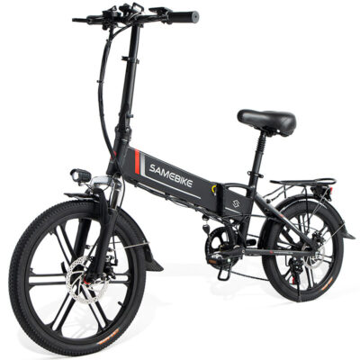 SAMEBIKE 20LVXD30-II Elektrofahrrad 10.4AH 48V 250W, Geschwindigkeit bis 25 km/h, E-Bike mit 20 Zoll, 40-80 km Kilometer Reichweite, maximale Last 120-150kg.