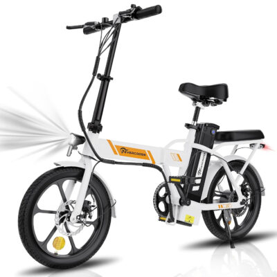 EVERCROSS EK5 Elektrofahrrad 36V 8,4Ah Akku 250W Motor 16-Zoll-Reifen 20-45KM maximale Reichweite 120KG maximale Belastung Klappbares Elektrofahrrad