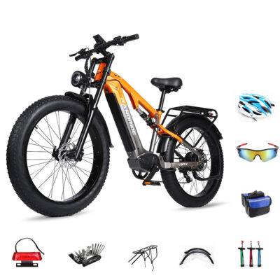 RANDRIDE YX80 48V 16Ah 1500W 26*4,0 Zoll Elektrofahrrad 50-70KM Reichweite Maximale Belastung 150KG