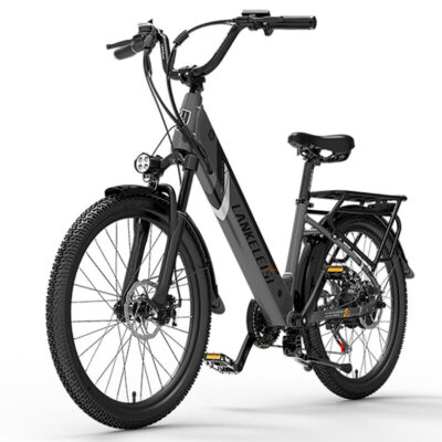LANKELEISI ES500PRO 48V 14.5AH 500W Elektrofahrrad 24*2.4 Zoll 100-130km Reichweite Max. Traglast 150kg