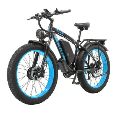 KETELES K800 Elektrofahrrad 48V 23Ah Batterie 1000W*2 Dualmotoren 26-Zoll-Reifen 50-80KM Reichweite 180KG Maximalbelastung Elektrofahrrad