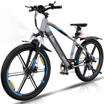 COLORWAY BK7S-CW Elektrofahrrad 36V 12AH Batterie 250W Motor 26 Zoll Reifen 35-90KM maximale Laufleistung 120KG maximale Tragkraft