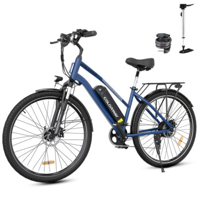 COLORWAY BK27-CW Elektrofahrrad 36V 15AH Batterie 250W Motor 28-Zoll Reifen 45-100KM maximale Reichweite maximale Belastung 120KG
