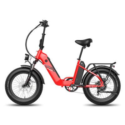 FAFREES FF20 Polar Elektrofahrrad mit 500W Motor, 48V 10,4AH * 2 Doppelbatterien, 20×4,0 Zoll Fat Reifen, 140-160KM maximale Reichweite, 150KG maximale Belastung, faltbares Elektrofahrrad