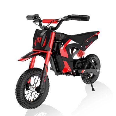 EVERCROSS EV12M Elektrisches Dirt Bike Elektroroller 36V 4AH Batterie 300W Motors 12 Zoll Reifen 15KM Maximalreichweite 65KG Maximalbelastung Kinder Elektroroller für 3-12 Jahre