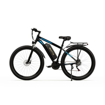 DUOTTS C29 mit Gepäckträger hinten, 750W Motor, 48V 15Ah Batterie, 29-Zoll-Reifen, 50KM Reichweite und maximaler Belastung von 150KG.