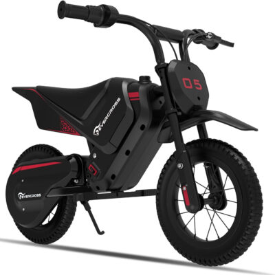 EVERCROSS EV05M Kinder Elektrofahrrad Elektroroller 14,4V 4AH Batterie 150W Motoren 12-Zoll-Reifen Maximale Reichweite von 10KM Maximale Last von 40KG für Kinder im Alter von 3-12 Jahren