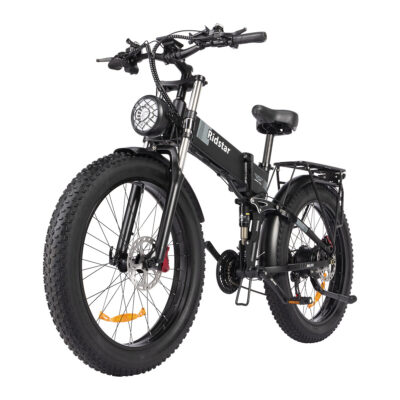 Ridstar H26 PRO Elektrofahrrad 48V 20AH Akku 1000W Motor 26*4.0 Zoll Reifen Max. Kilometerleistung 65-80KM Max. Belastung 150KG Faltbares Elektrofahrrad