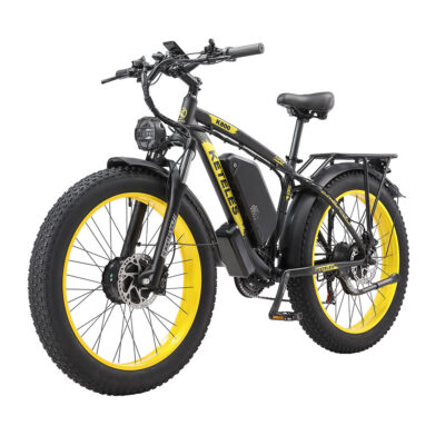 KETELES K800 Elektrofahrrad 48V 23Ah Batterie 1000W*2 Dualmotoren 26-Zoll-Reifen 50-80KM Reichweite 180KG Maximalbelastung Elektrofahrrad