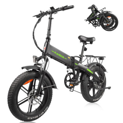 KAISDA K2M Elektrofahrrad 48V 13AH Batterie 500W Motor 20*4.0-Zoll-Reifen 45-55KM maximale Reichweite 150KG maximale Belastung Faltbares Elektrofahrrad