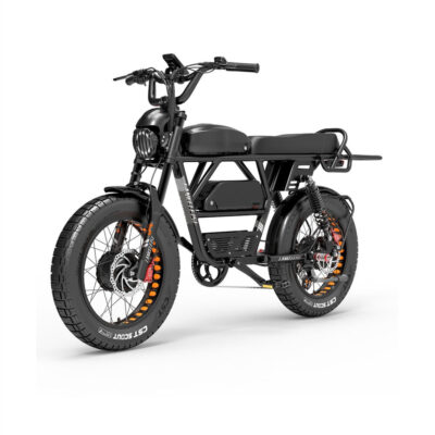 LANKELEISI X-Schwarzer Ritter Elektrofahrrad 48V 45AH 1000W * 2 Dual Motor 20 Zoll 120-280KM Maximaler Kilometerstand 200KG Maximalbelastung Elektrofahrrad