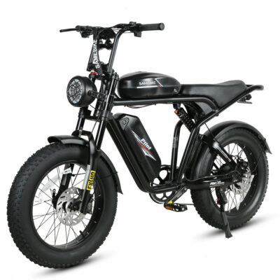 SAMEBIKE M20-II-FT Elektrofahrrad 48V 16AH+16AH Doppelter Akku 1200W Motor Elektrofahrrad 20 Zoll 110-220KM Reichweite 150KG Maximale Belastung