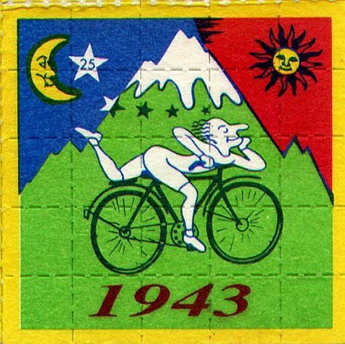 Albert Hofmann auf LSD Blotter